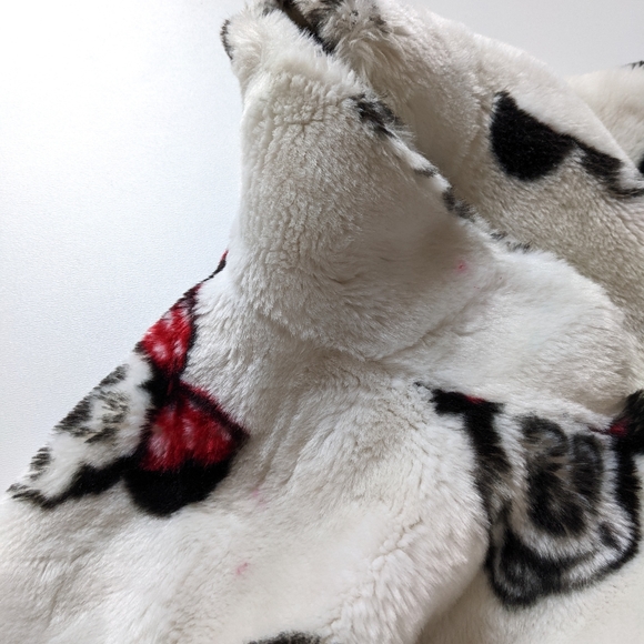 VERY RARE Kid's Vintage 1992 Disney Apparence Mickey & Minnie Faux Fur Coat - Picture 10 of 15